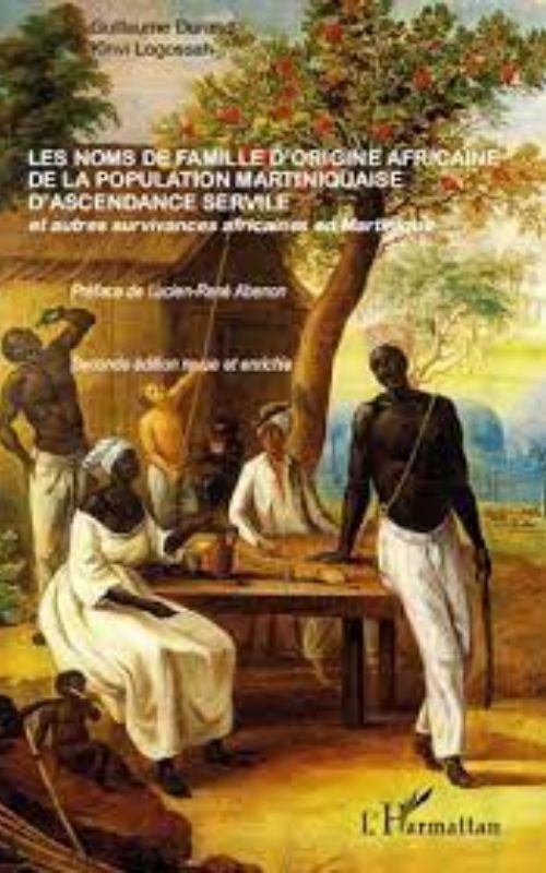 Les noms de famille d'origine africaine de la population martiniquaise d'ascendance servile