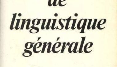 Cours de linguistique générale