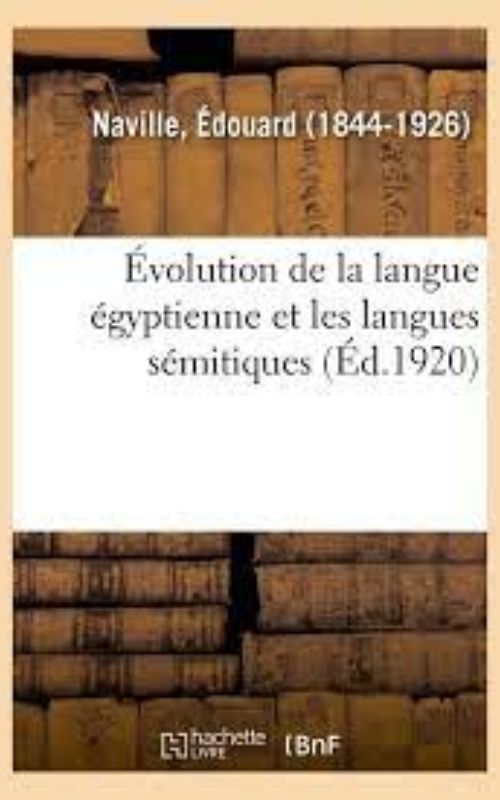 Évolution de la langue égyptienne et les langues sémitiques