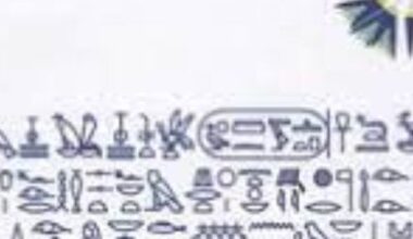 Hiéroglyphes : les bases